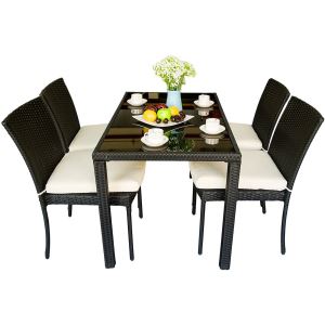Outdoor Indoor Dining Table With Cushion