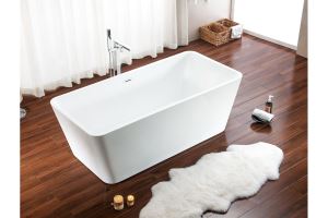 Bathroom 150cm Small Rectangular Acrylic Shower Bathtub and Shower Sets