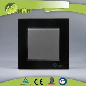 TUV CE CB Certified Electric Light Switches Toughened Glass One Way Switch