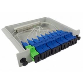 Chassis PLC Splitter With SC/APC Connectors And Adaptors