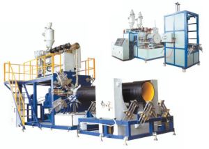 Large Diameter Spiral Corrugated Pipe Extrusion Line