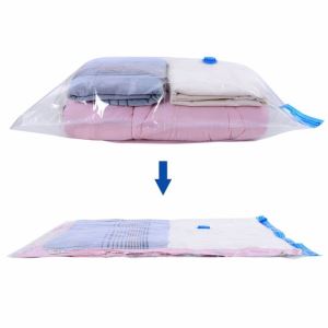 Vacuum Storage Bag with Gusset Super Large Size 120x90x50cm for Comforters, Duvets, and Quilts