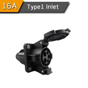 Type1 SAE J1772 16A EV Socket/Inlet for EV Side Plug