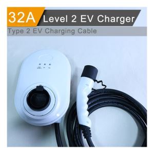 32A 3.5KW Wall-Mounted EV Charging Station-Type2 Plug J1772 Electric Vehicle Charging Points