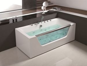 Portable Glass Bathtub Best Price Massage Whirlpool Bathtubs