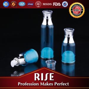 RISE ISO9001 40ml 60ml 130ml Plastic Cosmetic Bottles, Airless Pump Bottles for Packaging,empty Plastic Bottles