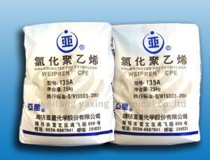 PVC Modification Chlorinated Polyethylene Modified Grade Resin Weipren CPE 135A PVC Impact Modifier China Manufacturer