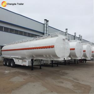Heavy Duty 3 Axle Fuel Tank , 45000L Fuel Tanker Prices , 60000L Fuel Tanker Trailer for Sale