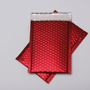 Promotional Self Adhesive Anti-counterfeiting Bubble Printed Poly Bags Foil Bubble Mail Bag