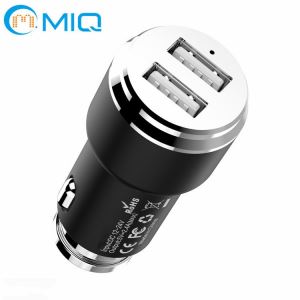 Dual USB Small Car Charger 5V 2.4A Plug for Cell Phones