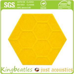 Embossed Football Pattern Hexagon Soundproof Acoustic Wall Panel