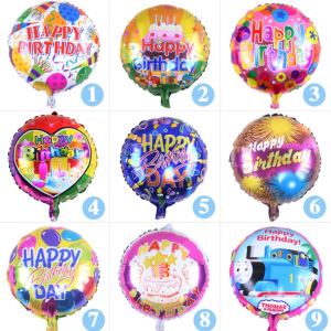 Happy Birthday Party Metallic Foil Mylar Helium Balloon From China Factory