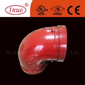 Fire Fighting Systems Grooved Systems FM/UL/CE Approved Ductile Iron Long Radius/ Short Radius Grooved 90° Elbow