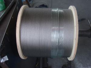 inxo wire rope in tensile strength 1770N/mm2 according to standard BS MA29