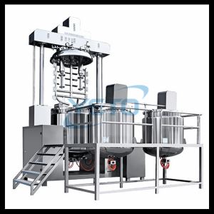 Ordered Vacuum Toothpaste Top Emulsifier Dispenser Manuafacture Machine with Oil and Water Tank