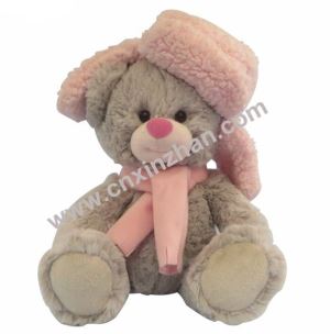 Bear Plush Toys|soft Toys|stuffed Animal Normal and Gaint Size Pink Yellow Brown Colors with Christmas Cap, Red Love Heart, White Clothes for Sale