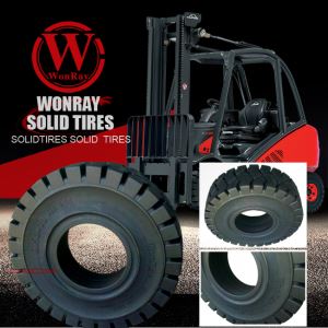 Click Forklift Solid Resilient Tires for Quick Fit