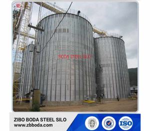 16.5m Diameter Galvanized Corrugated Flat Bottom Silo Bin Grain Storage System