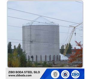 22m Diameter Galvanized Corrugated Flat Bottom Silo Bin Grain Storage System