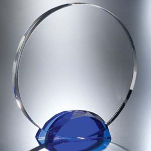 Low Price Round Shape Blank Jade Green Glass Trophy With Sandblasting Logo Jade Glass Golf Trophy For Sport Souvenir