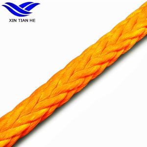 12 Strand Hollow Braid 12mm UHMWPE Synthetic Winch Marine Rope