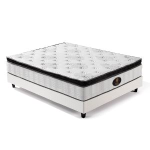 Classic Euro Top Queen Size High Density Foam with Bonnell Spring Mattress from Foshan City