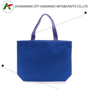 SGS Standard Environmentally Friendly Printed Cotton Felt Tote Bag Shopping Bag / Felt Handbag
