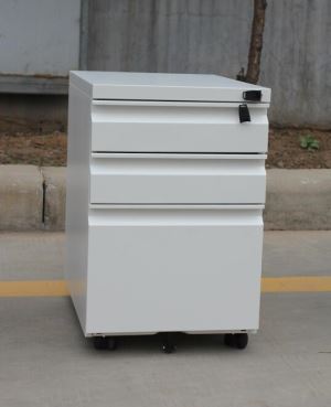 Office Use Metal 3 Drawer Mobile Filing Cabinet with Cheap Price