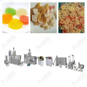 Crispy 3D 2D Frying Snacks Pellet Puffed Extruding Food Processing Machine