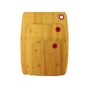 Bamboo Chopping Board With Silicone Hanging Ring