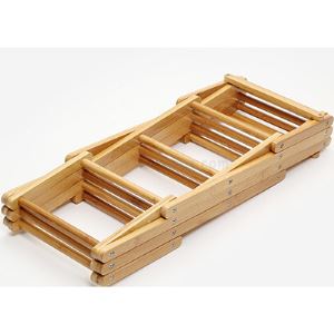Bamboo Fordable Wine Bottle Rack