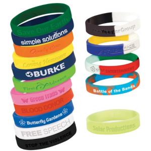 Silicone Bracelet Wristbands, Adult Rubber Bracelets, Party Accessories