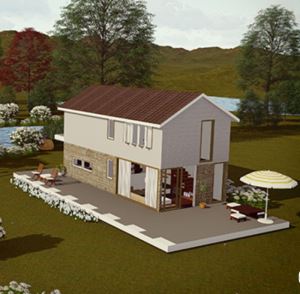 China Sip Prefabricated Luxury Villa Passive House Construction Design Cost For Sale