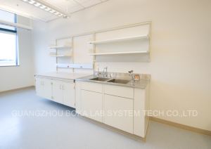 Metal Laboratory Casework And Labe Bench With Stainless Steel Tops
