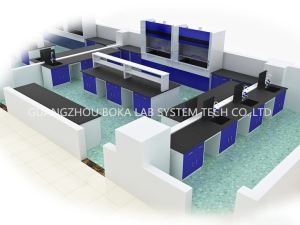 Metal Modular Lab Furniture Manufacturers With Epoxy Resin Tops And Sinks