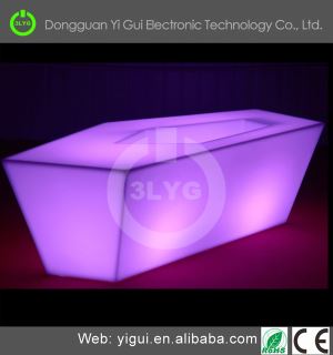 Commercial Furniture General Use And PE,Plastic Material Led Disco Table