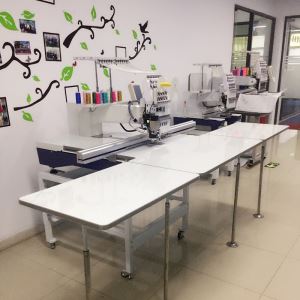 1 Head 12 Needle Cording Embroidery Machine With Big Embroidery Area 500X1200mm WY1201CL