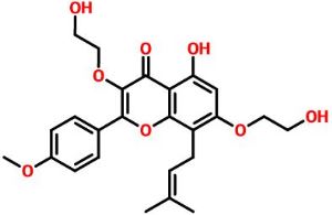 3,7-bis-(2-hydroxyethyl)icaritin 1067198-74-6