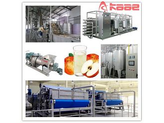 Turnkey Project Industrial Automatic NFC Apple and Pear Cloudy Juice Processing Line