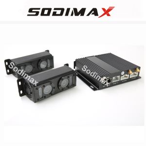 Sodimax Image Analysis Binocular Camera Bus Digital People Counter With SD Card Storage Gps Tracking