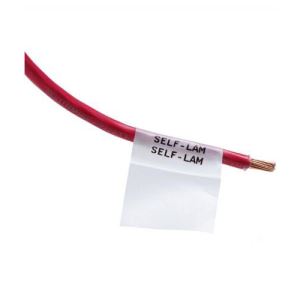 Blank Wrap Around Electrical Wiring Cable Label for Cable Management
