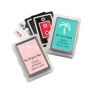 Custom Personalized Wedding Favors Playing Cards Printing for Wedding Themed