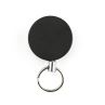 Metal Eco-Friendly ID Card Holder Rotatable Badge Reel with Tape