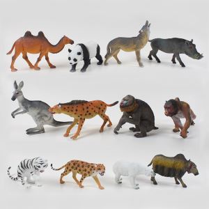 Customize Tiny Plastic PVC Wildlife forest Animal Action Figurines Set