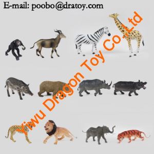 Small Custom Plastic African Zoo Animals Figurines Bulk for Kids