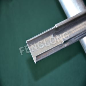 Galvanized Swedged Wiggle Wire Channel Profile Poly Lock