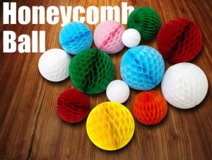 Tissue Paper Honeycomb Balls Decorations for Kids Party Supplies