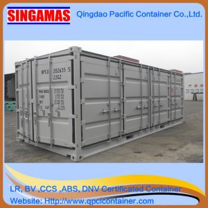 Singamas Qingdao Factory Directly Produce and Sell 20ft One Side and One End Door Open Container