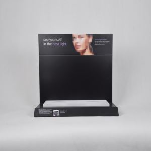 Sedex Audit Factory Custom Acrylic Display Holder Acrylic Cosmetic Display Stand with LED Light