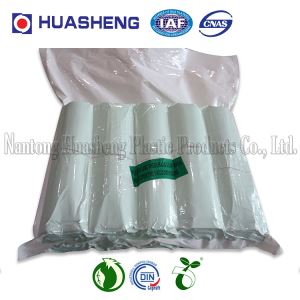 EN13432 and ASTM D6400 Certified Biodegradable and Compostable Can Liner and Garbage Waste Trash Bag
